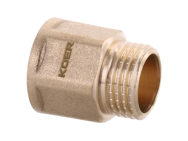 Удлинитель KOER WM.E06-20.WN - 1/2"-20мм Без никеля (KR3010)