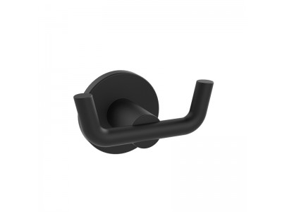ZERIX DELUX M1305-2A Black Крючок двойной (цв. черный) (50 шт/ящ)