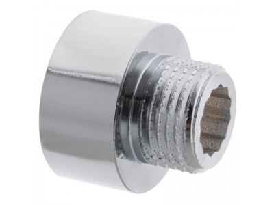 Переходник (коннектор) 1/2"х3/4" (хром) KOER KF.A0608.CHR (KF0138)