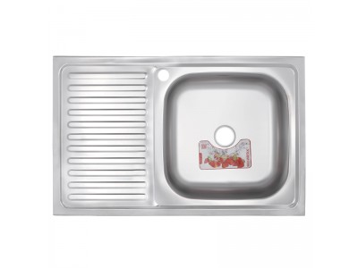 Мойка кухонная ZERIX Z8050R-06-160MD (MICRO DECOR) (ZS0599)