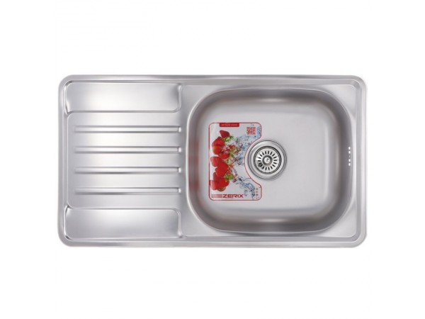 Мойка кухонная ZERIX Z7642-08-180D (decor) (ZX1603)