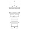 Евроконус 3/4”x16 KOER KR.1151 (KR2688)