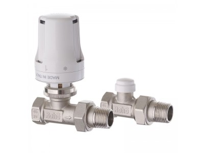 Комплект для подключения радиатора Roho R5160-050K - 1/2" прямой (RO0118)
