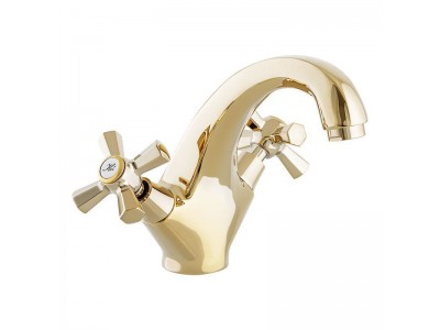Смеситель для умывальника MIXXUS PREMIUM RETRO GOLD-161 (MI5848)