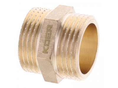 Ниппель KOER WM.N10.WN - 1'' БЕЗ НИКЕЛЯ (KR2993)
