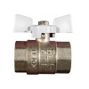 Кран кульовий KOER 1" ГДБ (KR.217.W) білий (KR0180)