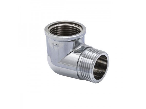 Кут 1'' НВ (хром) KOER KF.L10MF.CHR (KF0129)