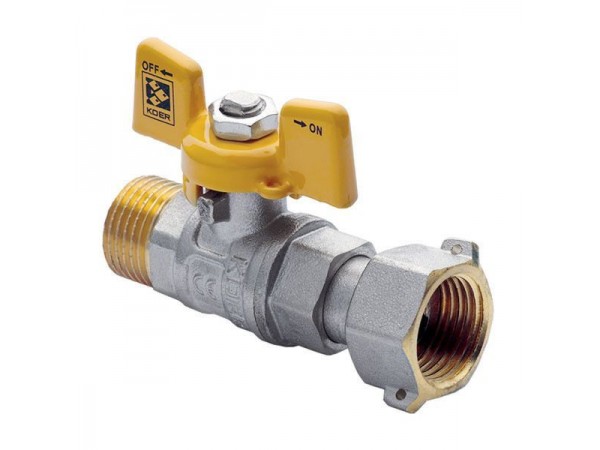Кран с накидной гайкой 3/4" ГШБ ГАЗ KOER KR.220.G (KR0167)