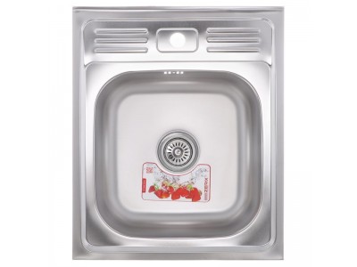 Кухонная мойка накладная ZERIX Z5060-06-160E (satin) (ZX1611)