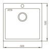 Мойка MIXXUS MX5050-200x1.2-HANDMADE (MX0568) Мойка MIXXUS MX5050-200x1.2-HANDMADE (MX0568)