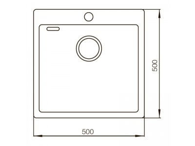 Мойка MIXXUS MX5050-200x1.2-HANDMADE (MX0568)