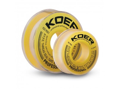 ФУМ лента для газа KOER STP-12 PRO 15M*0.2mm*19mm (KR2811)