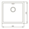 Мойка MIXXUS MX4645-200x1.2-HANDMADE (MX0567)