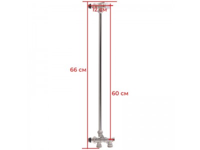 Блок нижнего подключения радиатора с трубкой KOER KR.1135 (KR2896)