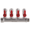 Коллектор с отсекающими кранами с фитингом KOER KR.1125-4 3/4”x4 WAYS (KR2837)