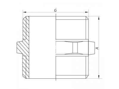 Ниппель KOER WM.N10 - 1'' (KR2992)