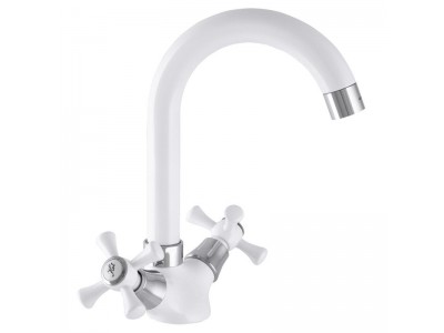 Кухонный смеситель белый MIXXUS Omega 275 (MI2767)
