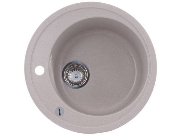 Мийка кухонна ZERIX ZS-510R-06 Бежева (ZX4533)