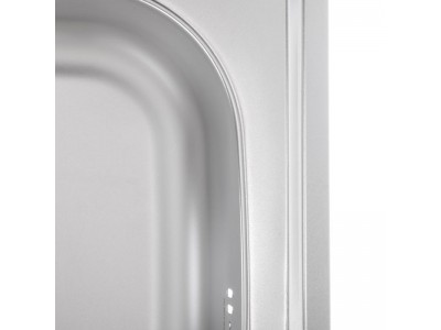 Мойка кухонная ZERIX Z5050-08-180E (SATIN) (ZS0582)