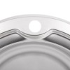 Мойка кухонная ZERIX Z510-06-180MD (micro decor) (ZS0560)