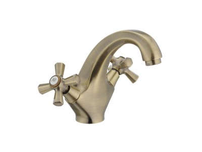 Смеситель для умывальника MIXXUS PREMIUM RETRO BRONZE-161 (MI1650)