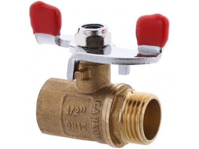 Кран шаровый СК 1/2" ГШБ Б/Н ART.607 (WP0045)