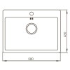 Мойка MIXXUS MX5843-200x1.0-HANDMADE (MX0566) Мойка MIXXUS MX5843-200x1.0-HANDMADE (MX0566)
