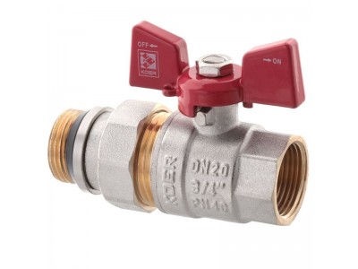 Кран с американкой 3/4" "антипротечка" (KOER KR.227-Gi) (KR0191)