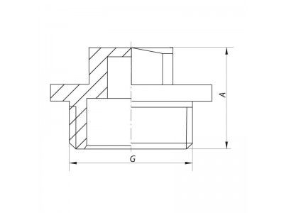 Заглушка 1/2" Н KOER KF.P06M (KF0004)