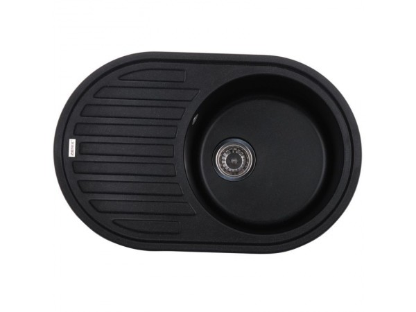 Мийка кухонна ZERIX ZS-7750R-03 Чорна (ZX4556)