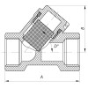 Фильтр грубой очистки 3/4" латунь с ушком СК (WP0106)