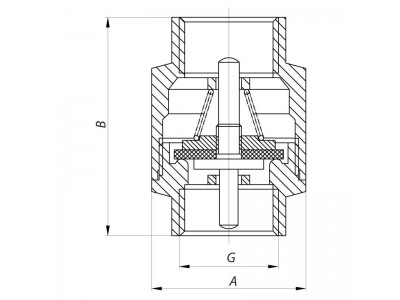 Кран шаровый KOER 1/2x1/2 (KR.512) (KR0008)