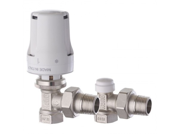 Комплект для подключения радиатора Roho R5150-050K - 1/2" угловой (RO0116)