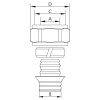 Евроконус KOER KR.1152 - 3/4”x16 (KR3182)