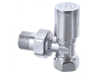 Кран для полотенцесушителя угловой KOER KR.531 - 1/2" (Продается по 2 шт.) (KR3073)