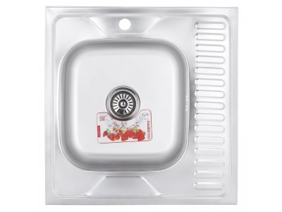Мойка кухонная ZERIX Z6060L-06-160E (satin) (ZM0568)