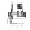 Муфта НР 63x2M PPR KOER K0102.PRO (KP0121)