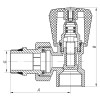Вентиль 1/2x1/2 "антипротечка" KOER KR.901-Gi (KR0173)