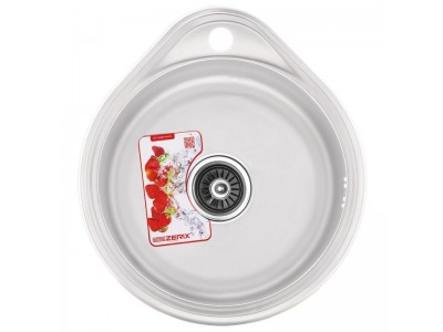 Мойка кухонная ZERIX Z4843-08-180D (decor) (ZX1599)