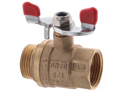 Кран шаровый СК 3/4" ГШБ Б/Н ART.607 (WP0130)