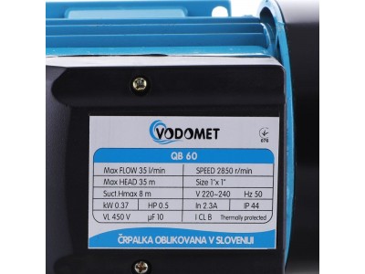 Насос поверхн. вихревой VODOMET QB60 (VO0021)