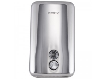 Дозатор для жидкого мыла ZERIX D-1000-SUS настенный (ZX3247)