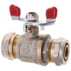 Кран кульовий WATERPRO WING 20x20 (MA0120) Кран кульовий WATERPRO WING 20x20 (MA0120)
