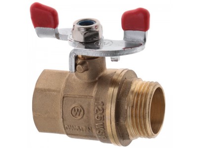 Кран шаровый СК 3/4" ГШБ Б/Н ART.607 (WP0130)