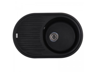 Мойка кухонная ZERIX ZS-7750R-14 Черный металлик (ZX4562)