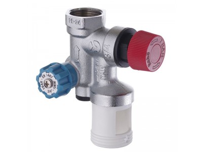 Группа безопасности водонагревателя (вертикальная) Roho R2110-050 -1/2"х 3/4" ВН (7 бар) (RO0162)