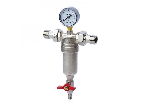 Фильтр самоочистной с манометром 1/2'' KOER KR.1250 (KR2656)