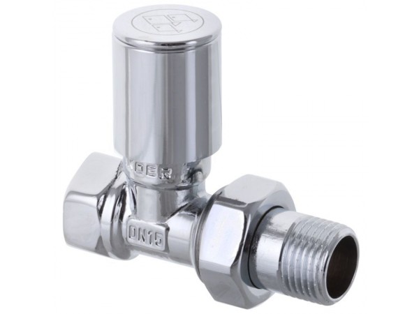 Кран для полотенцесушителя прямой KOER KR.532 - 1/2" (Продается по 2 шт.) (KR3074)
