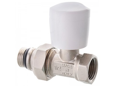 Кран радиаторный Roho R5561-050 - 1/2" прямой (антипротечка) (RO0131)