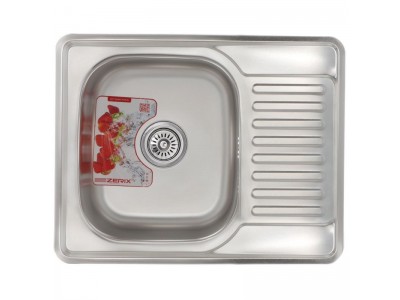 Мойка кухонная ZERIX Z6350-08-180E (satin) (ZM0563)